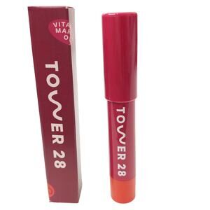 Tower 28 New in Box Juicebalm Vegan Tinted Lip Balm Treatment in Drink